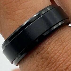 Black Carbide Men’s Ring